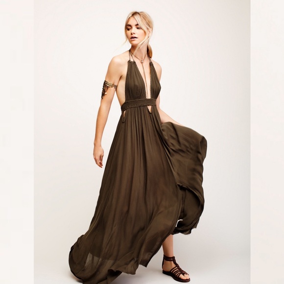 Free people brown dress Clearance